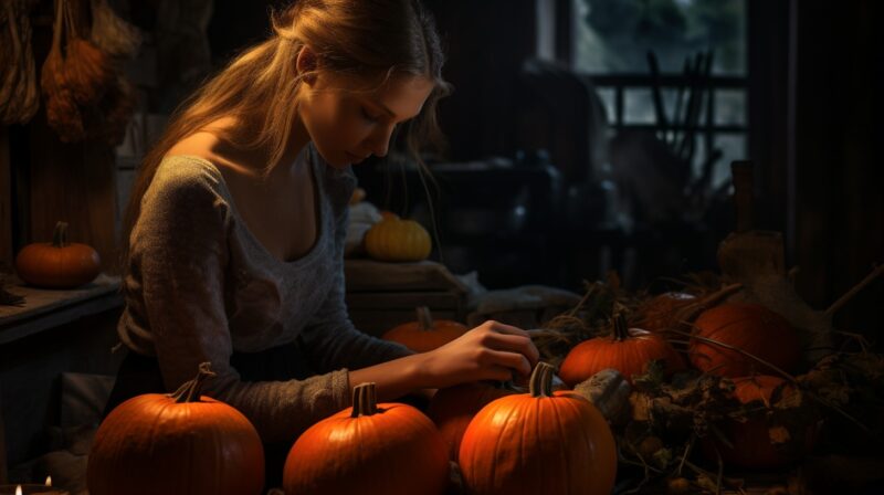 Investigate Pumpkins with Science Questions.